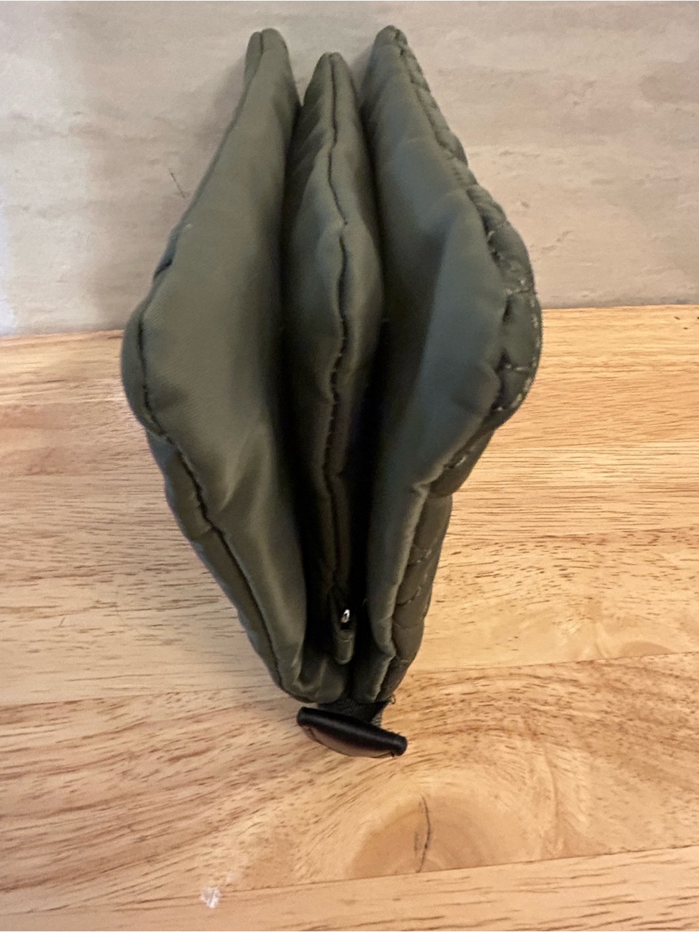 NWT- IHKWIP Triple Quilted Crossbody with Wristlet Strap Military Olive, Bag - Picture 7 of 16